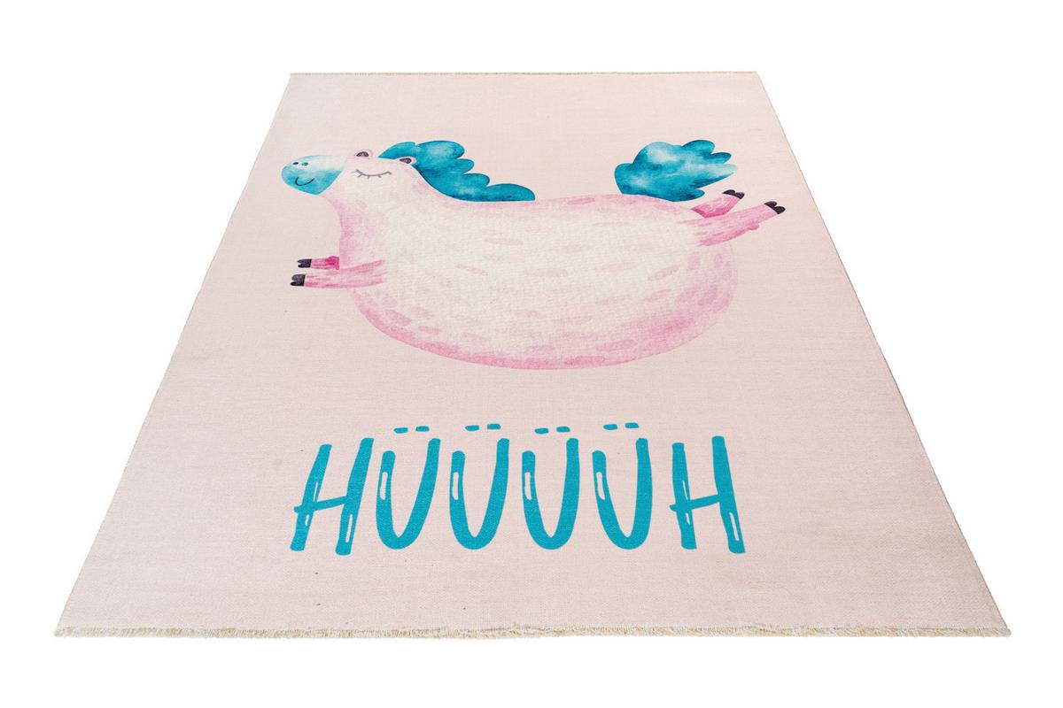 KINDERTEPPICH MY GRETA - Pastellblau/Hellrosa, Trend, Textil (115/170cm) - Ben'n'jen