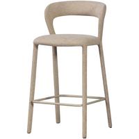 Barhocker Noble Sandfarben B: 48cm - Sandfarben, MODERN, Textil (48/95/52cm) - Livetastic