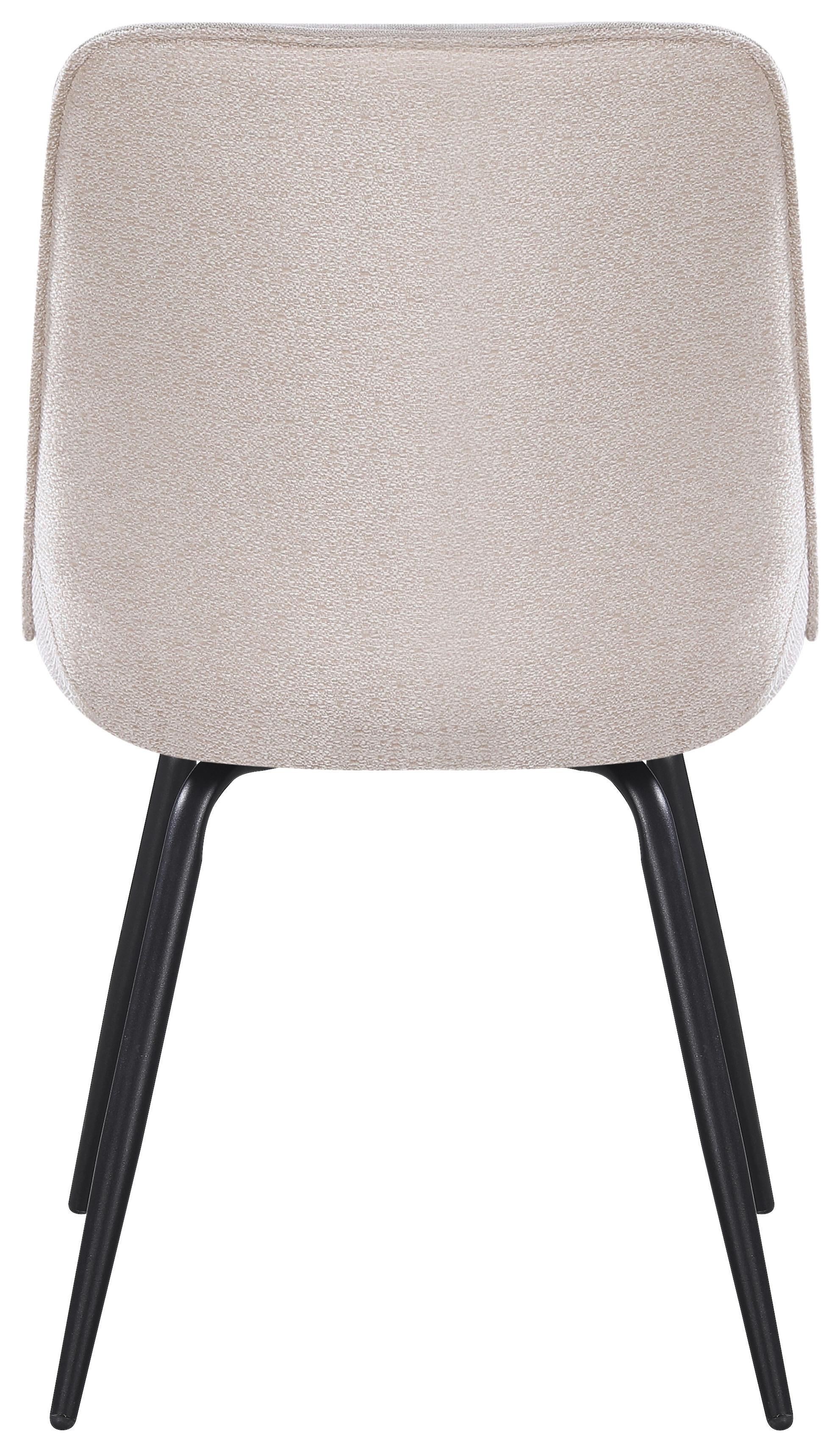 STOL NOVA - beige/svart, Modern, metall/textil (59/51/84cm) - Mömax