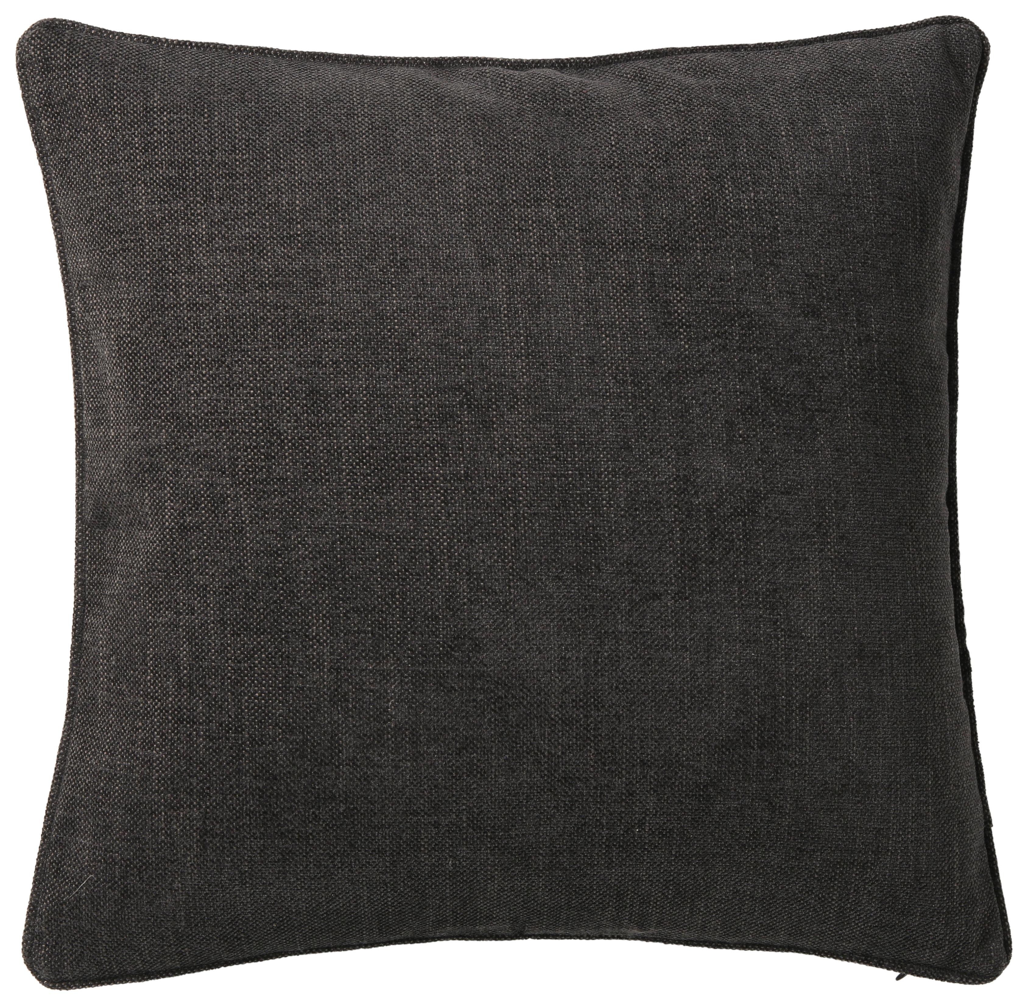 Párnahuzat Mary 48/48cm - sötétszürke, Modern, textil (48/48cm) - Mary's