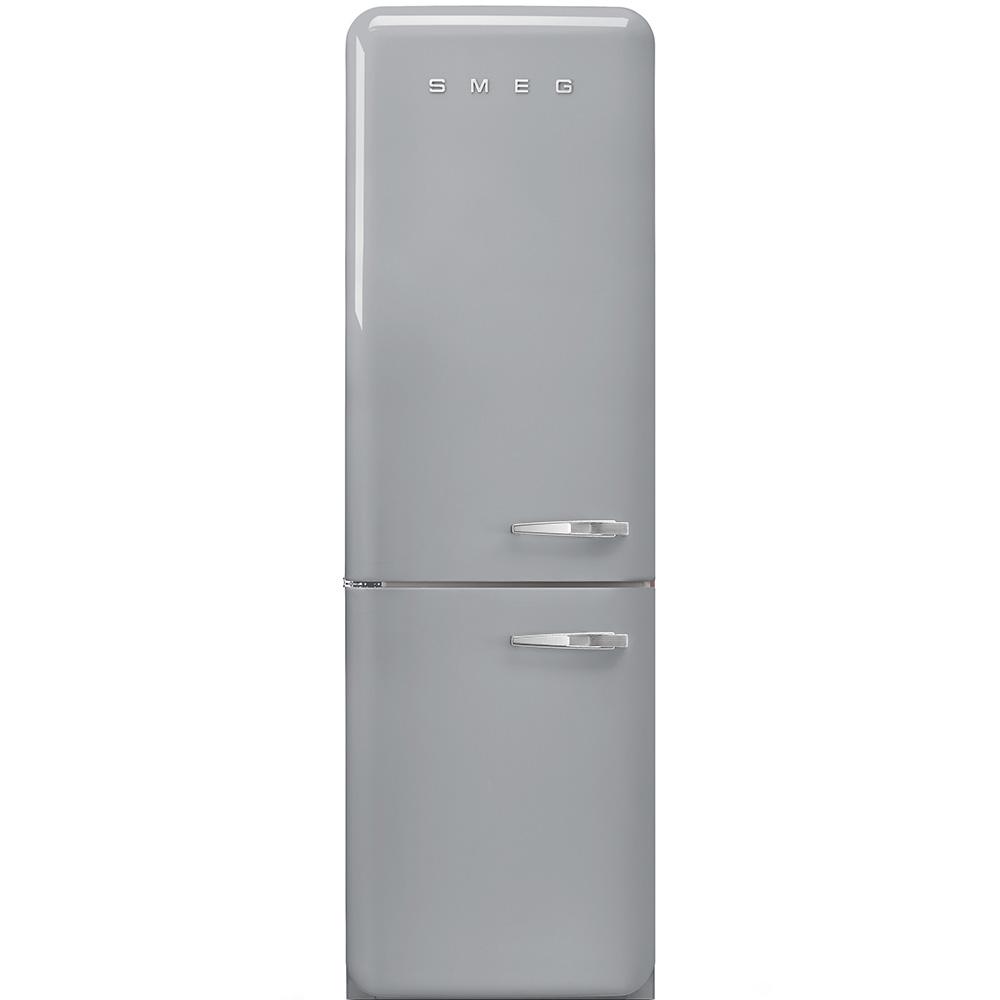 Kühl-Gefrier-Kombination FAB32LSV5 Links - Silberfarben, Design (60,1/196,8/78,8cm) - SMEG