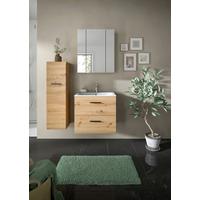 BADEZIMMER ICE - Weiss/Schwarz, Basics, Keramik/Holzwerkstoff (90cm) - MID.YOU