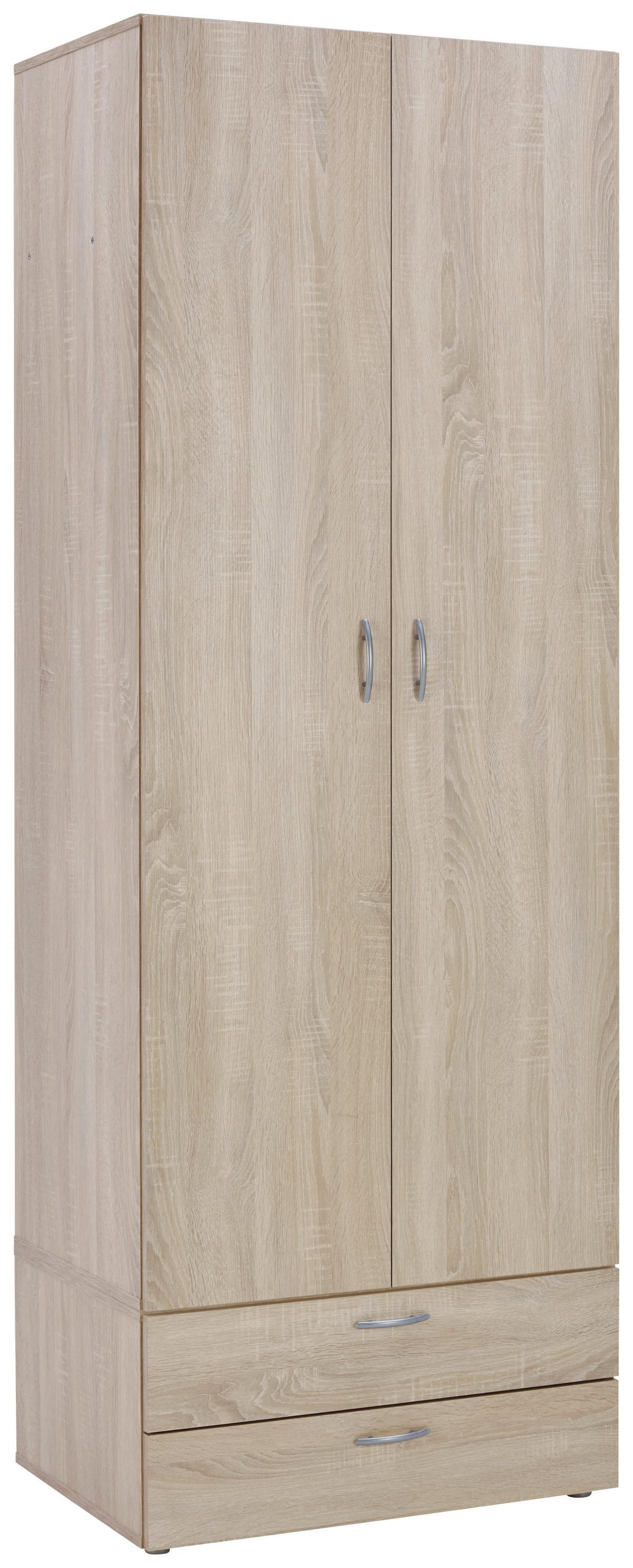 Predalnik Basic 2, Barva Hrasta Sonoma - hrast sonoma, Konvencionalno, leseni material (74/35/51,5cm)