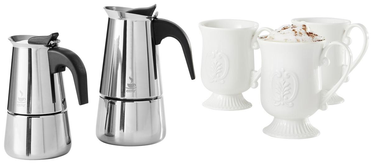 KAWIARKA DO ESPRESSO 16140 - kolor srebrny, Basics, metal (8,0/15,0cm) - Gefu