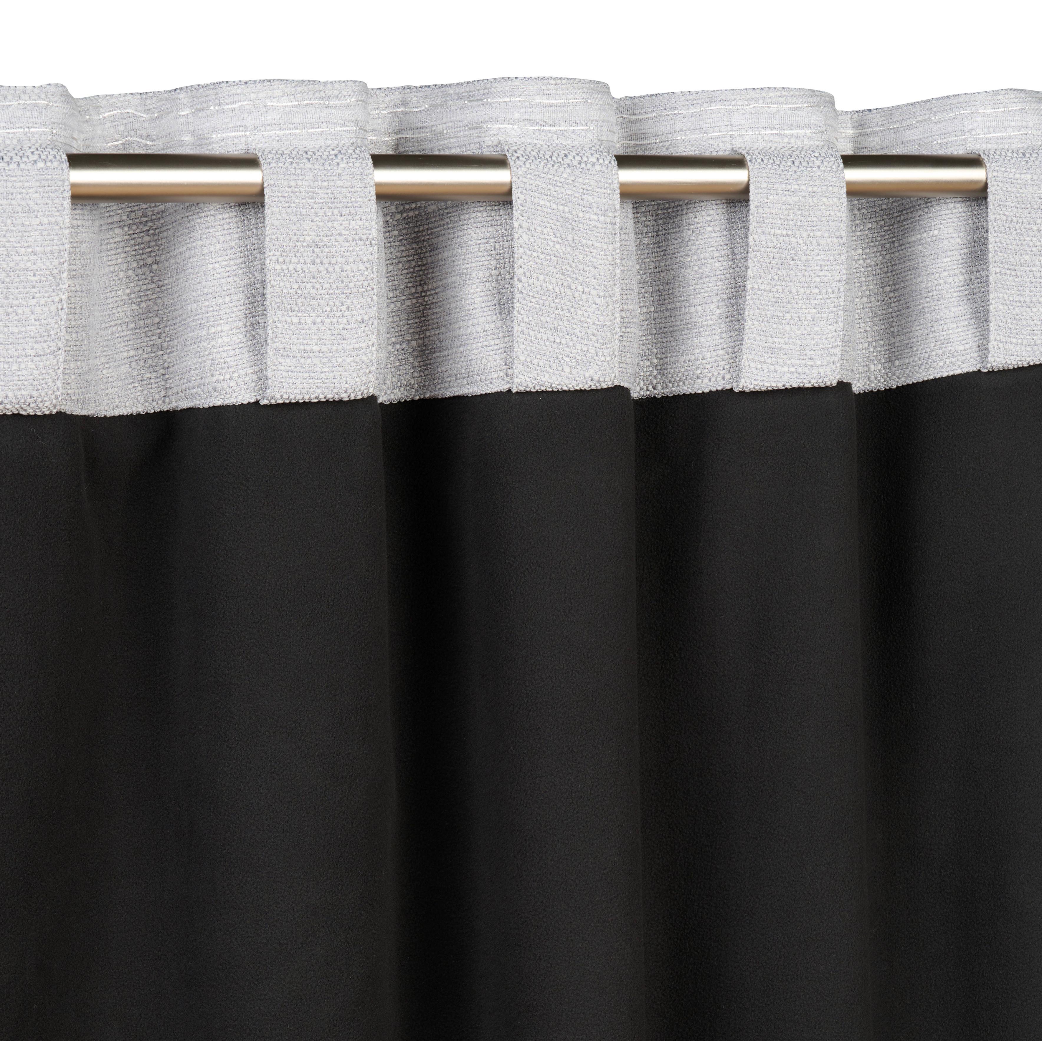 SOLSKYDDSGARDIN ALFI - ljusgrå, Klassisk, textil (135/255cm) - Modern Living