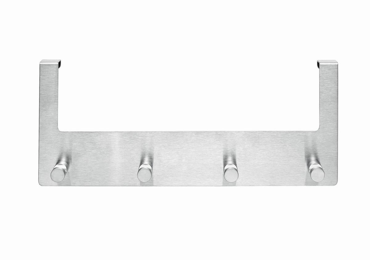 Türgarderobe Edelstahlfarben - Edelstahlfarben, Metall (32/11,5/4cm) - Mömax