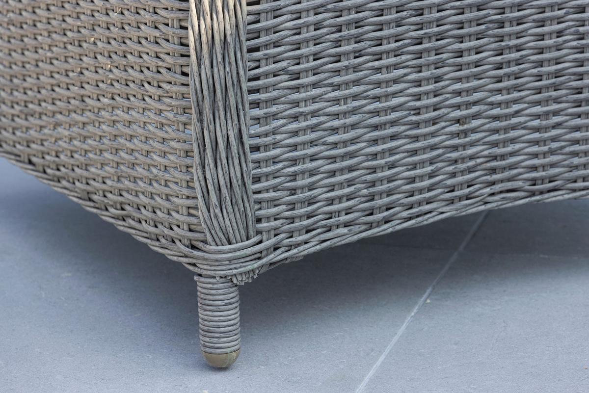 GARTENSTUHL-SET WEMBLEY - Grau, KONVENTIONELL, Kunststoff/Textil (62/94,5/65cm) - Gardenson
