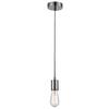 Schnurpendel Jannis max. 25 Watt - Chromfarben, MODERN, Metall (120cm) - Modern Living
