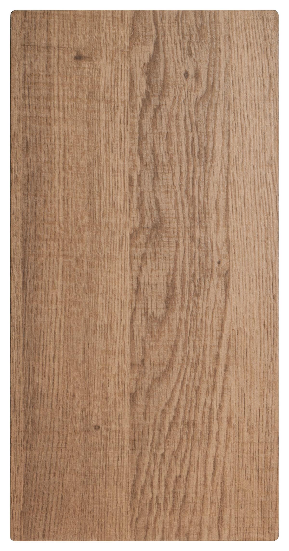 SKRZYNKA NA KLUCZE BOLOGNA - kolor dębowy/czarny, Basics, metal (20/40/4cm)