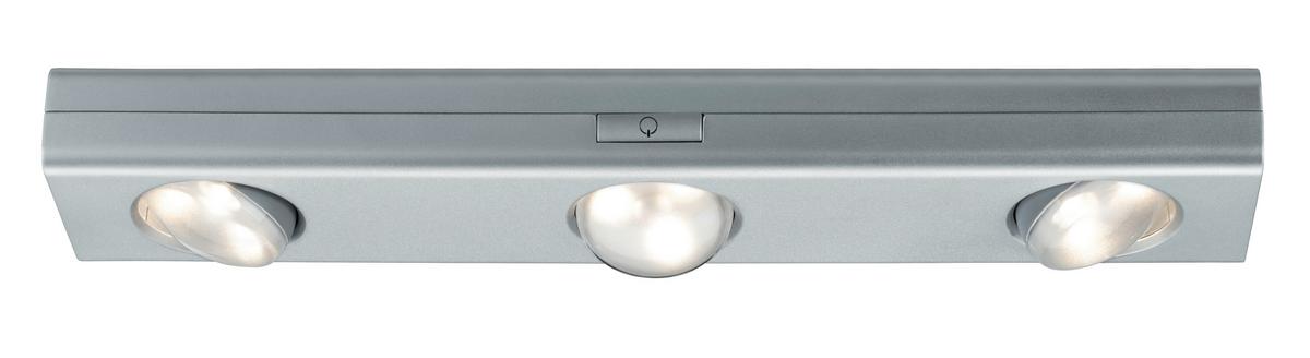 Unterbauleuchte Jiggle in Chromfarben max. 0,18 Watt - Chromfarben, KONVENTIONELL, Kunststoff (30/3,5/6cm) - Paulmann