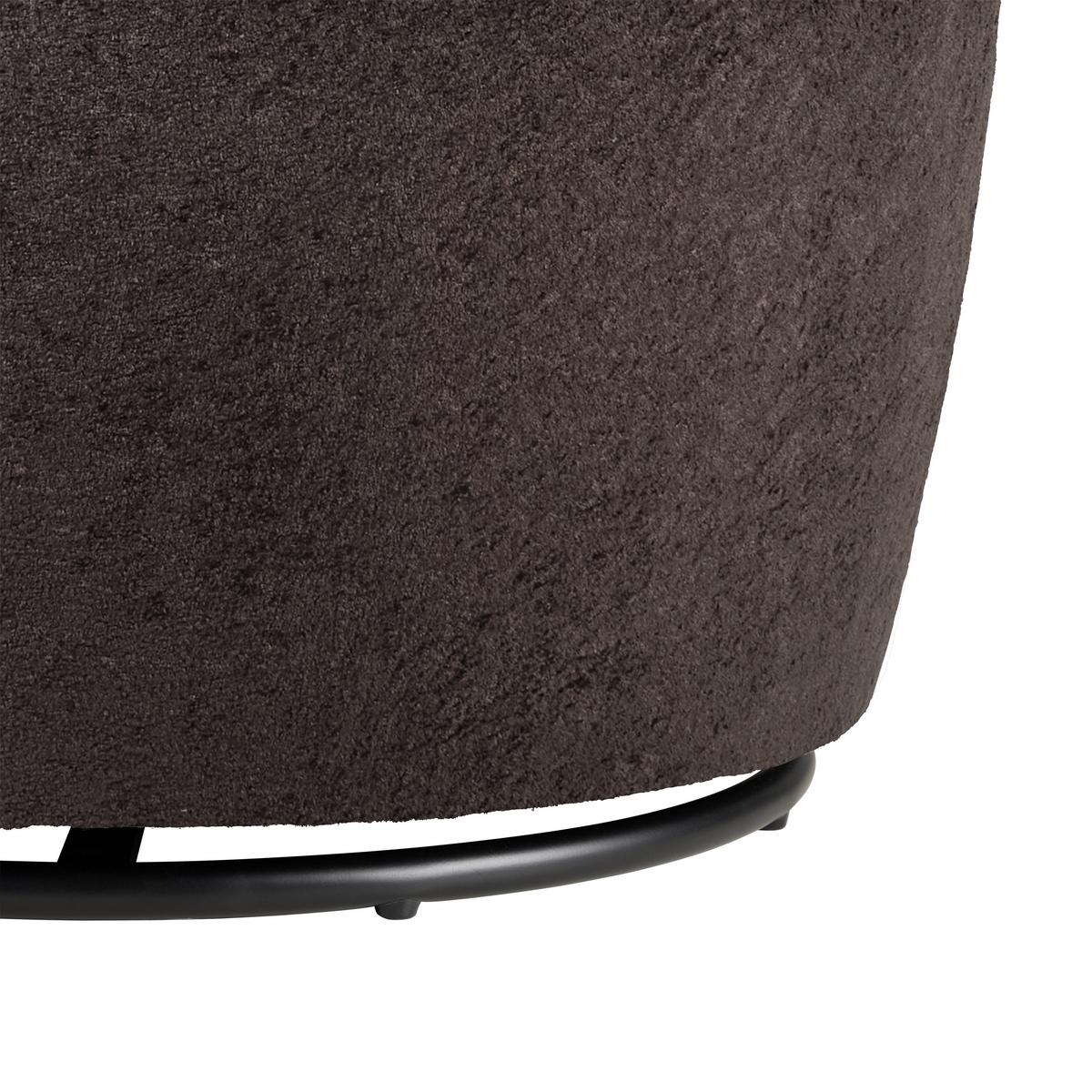 FOTOLIU ELENA -TREND- - maro închis, Modern, lemn/metal (77/82/76cm) - Mömax