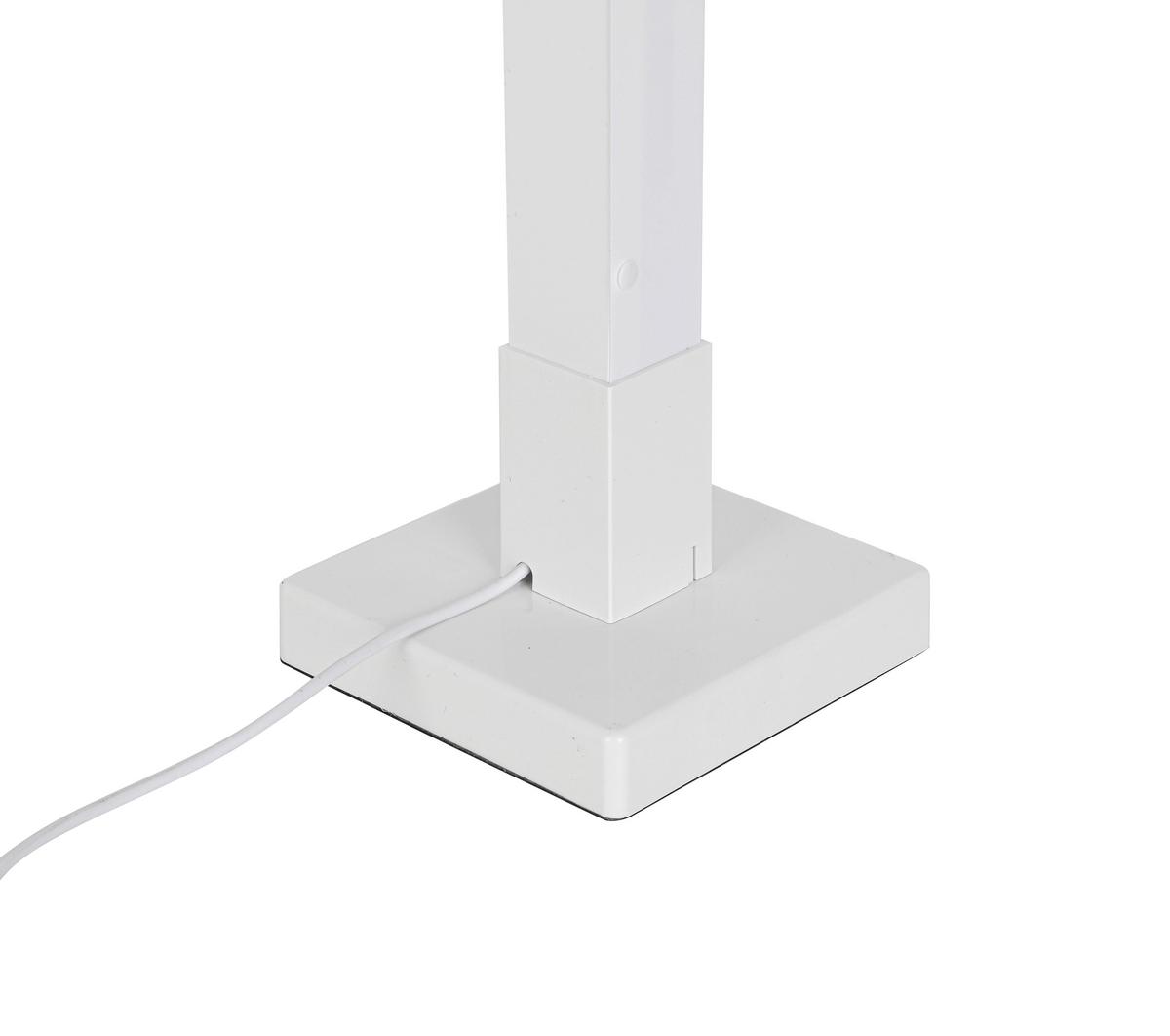 Led Dekorativna Svjetiljka Run - bijela, Moderno, plastika (12,5/12,5/150cm) - Modern Living