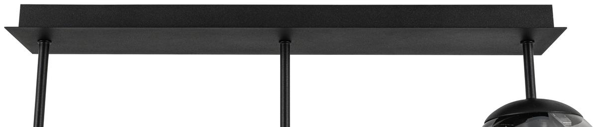 LAMPA SUFITOWA VICI - czarny/kolor chromowy, Trend, tworzywo sztuczne/metal (60/16/34,5cm) - Novel