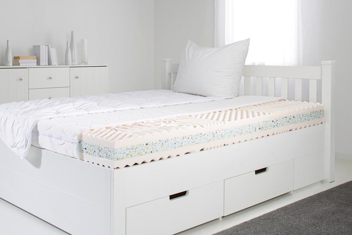 Komfortschaummatratze ca. 160x200cm - Weiss (160/200cm) - Nadana