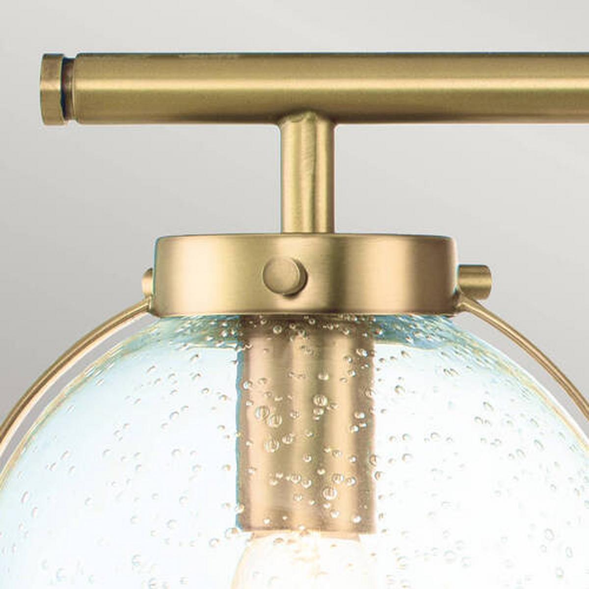 Kupaonska Zidna Svjetiljka Hk-Hollis3-C-Hb-Bath - boje mjeda, Design, staklo/metal (60.0/23/19.3cm) - Elstead Lighting