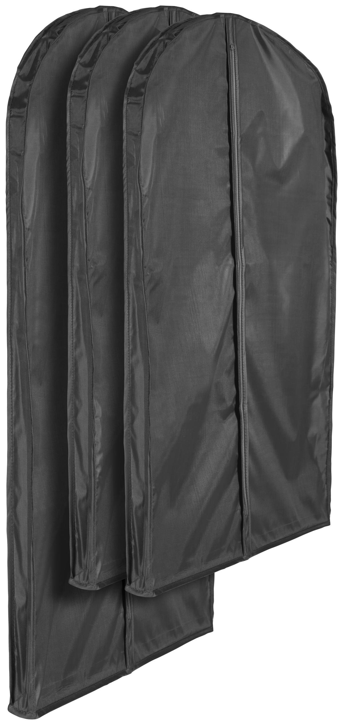 Kleidersack Unit in Grau, 3-teilig - Grau, KONVENTIONELL, Textil - Mömax