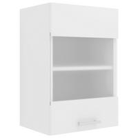 Kuhinjska Zgornja Omarica Esilo, Bela - bela/barve aluminija, Konvencionalno, kovina/steklo (40/60/31cm) - MID.YOU