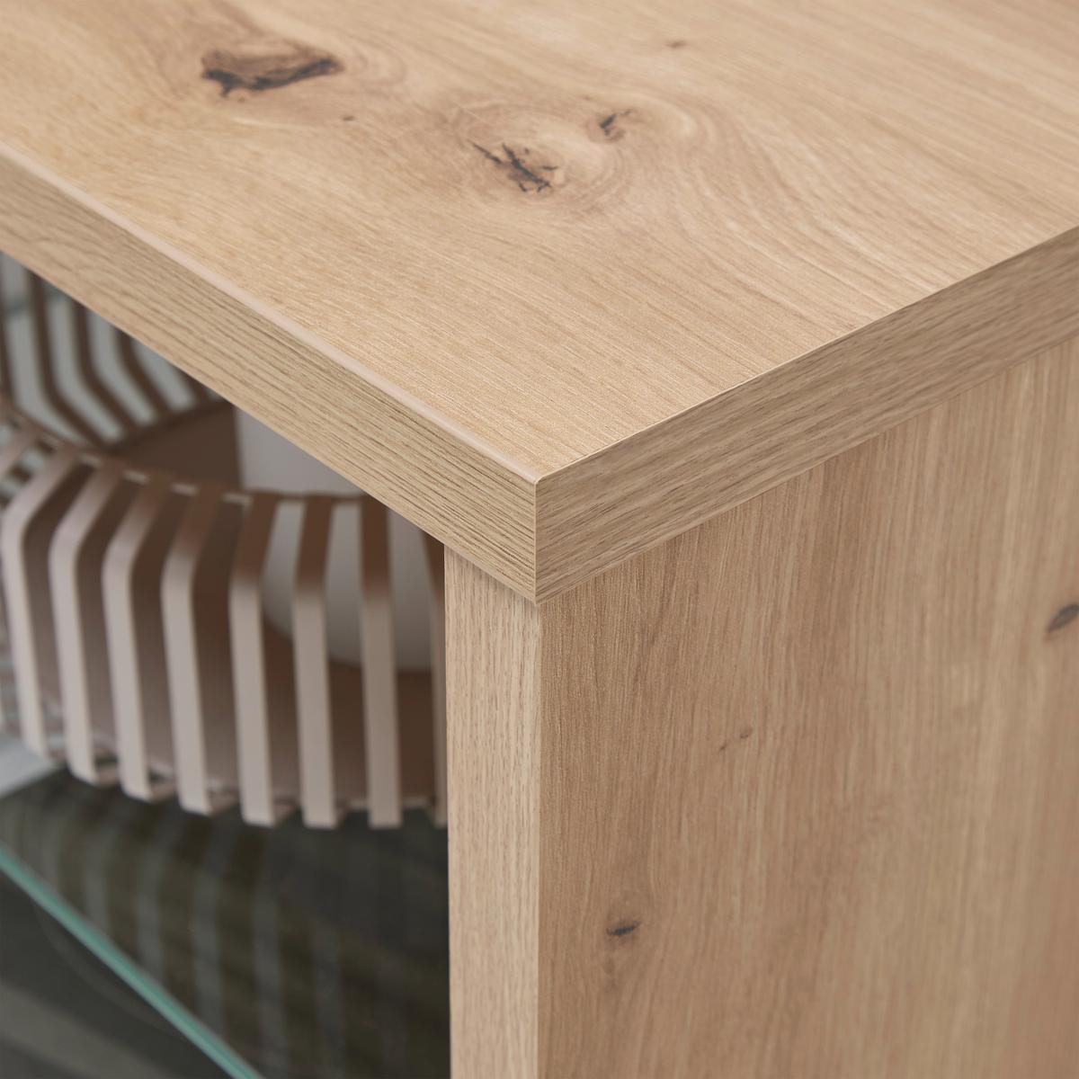 Lowboard Arctic Weiß/Eiche Artisan - Weiss/Eiche Artisan, Modern, Holzwerkstoff (170/47/42cm) - Mömax