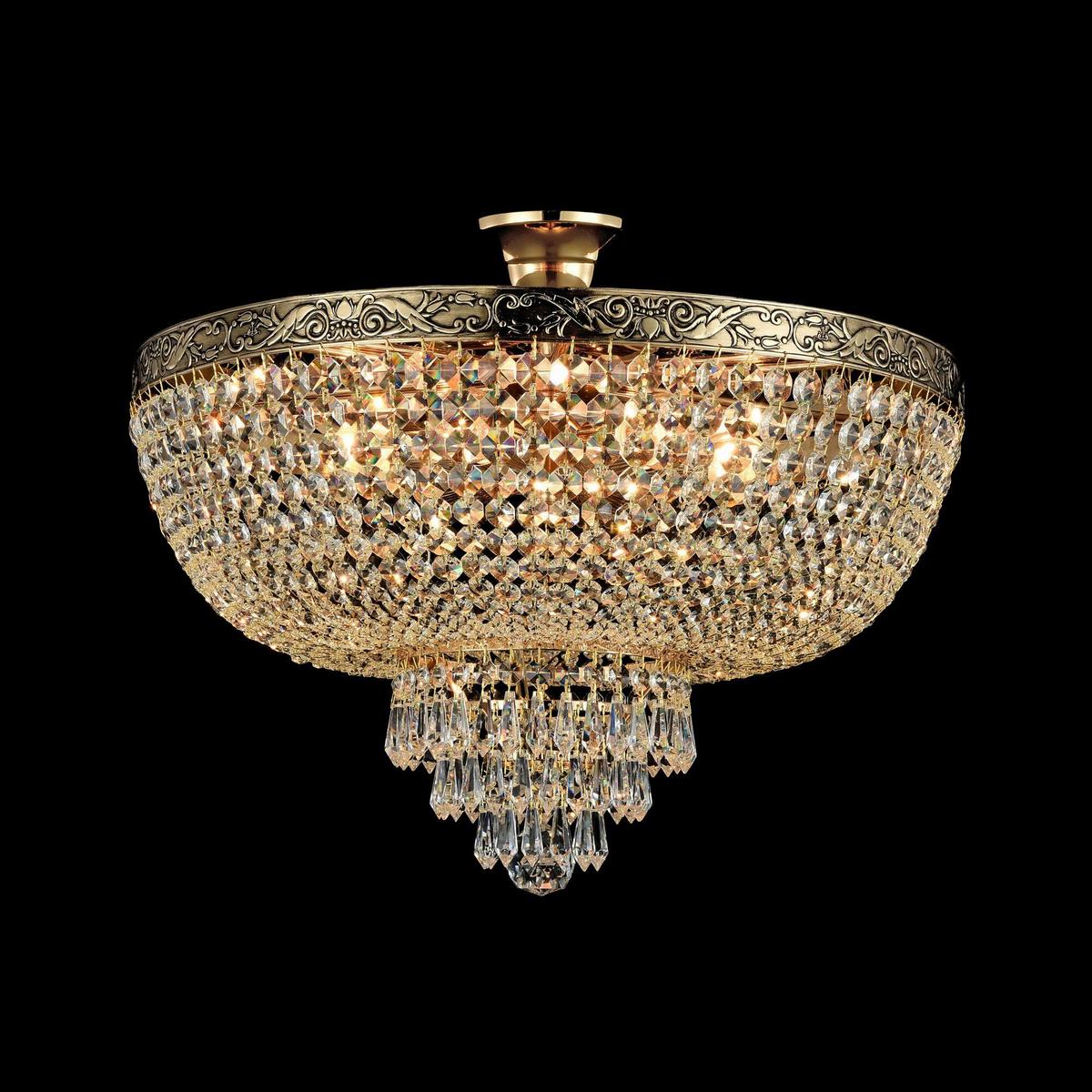Kronleuchter Palace Goldfarben max. 60 Watt - Goldfarben, Trend, Metall (50/38cm) - MAYTONI