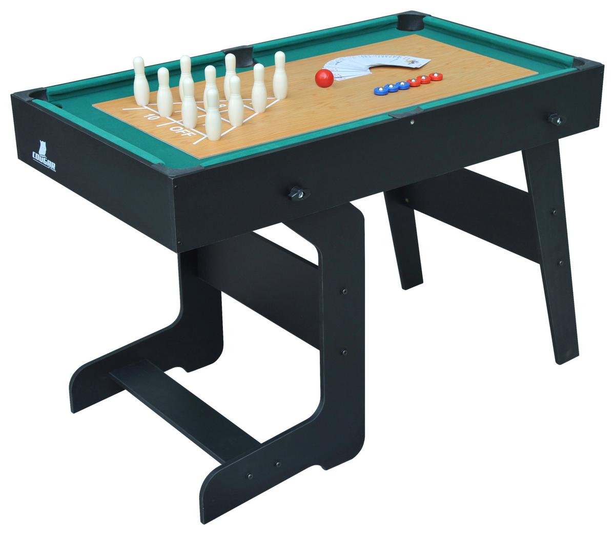 Multispieltisch Schwarz - Schwarz, KONVENTIONELL, Holz (61/81/119,00cm) - Ambia Garden