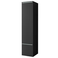 Hochschrank Vera Schwarz - Schwarz/Grau, Design, Holzwerkstoff/Kunststoff (30/130/33cm) - Livetastic