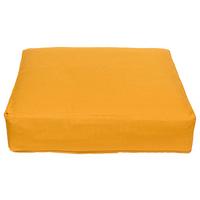 Boxkissen Lars in Gelb ca. 40x40x8cm - Gelb, KONVENTIONELL, Textil (40/40/8cm) - Mary's