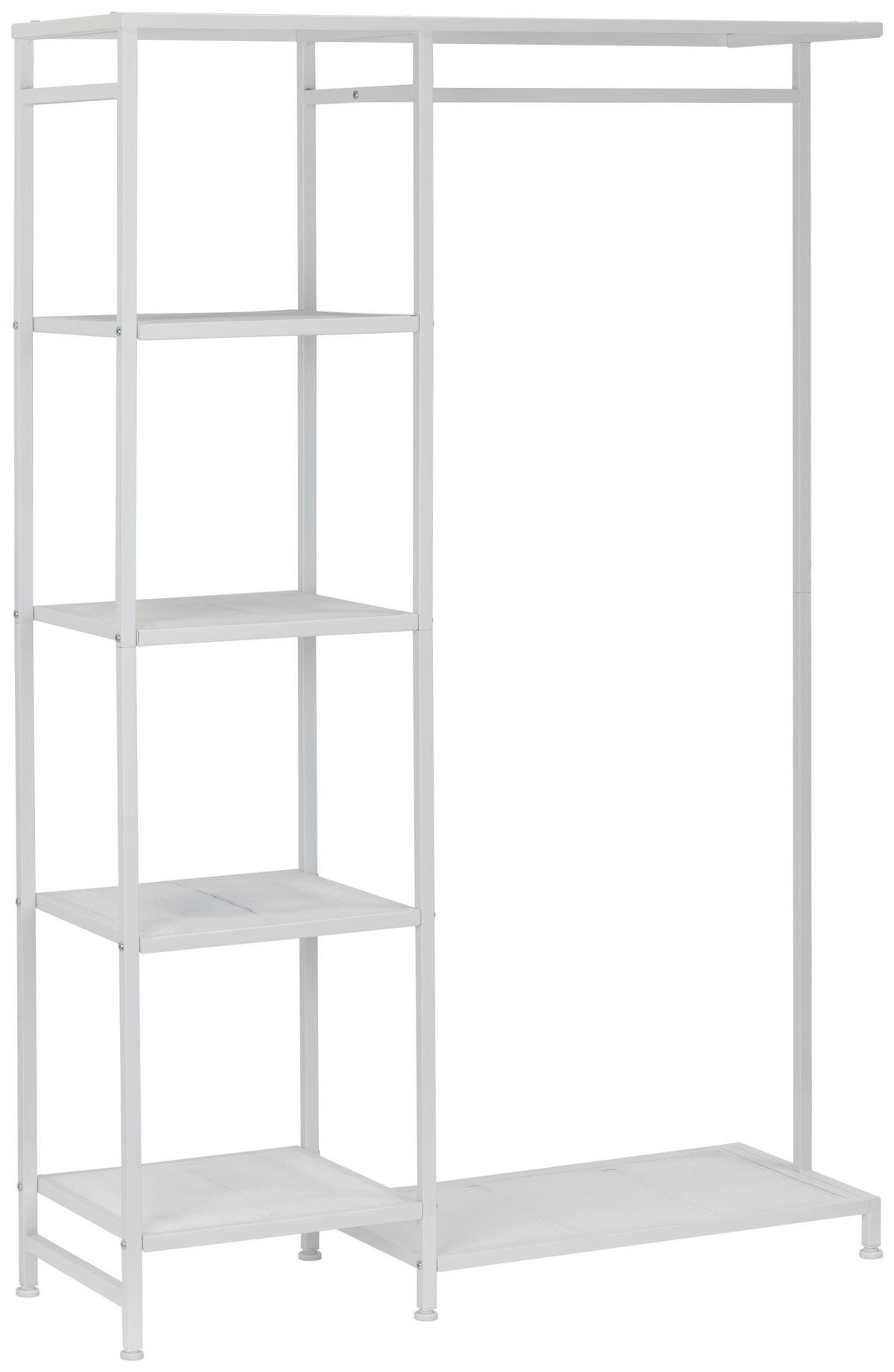 WIESZAK STOJĄCY ACTION - biały, Modern, metal (100/165/36cm) - PBJ
