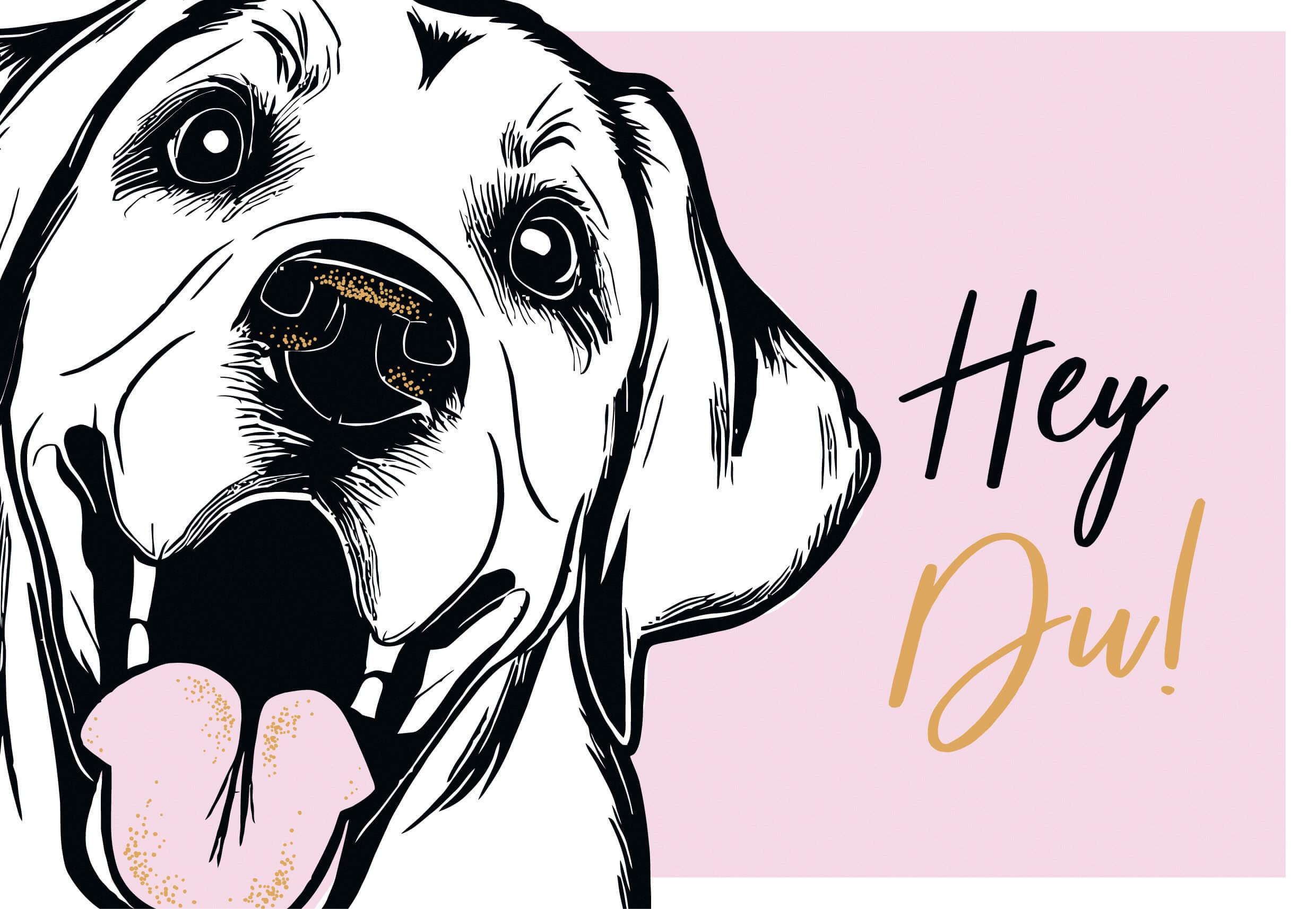 Postkarte Edelschwarz Multicolor - Basics, Papier (17,5/12cm)