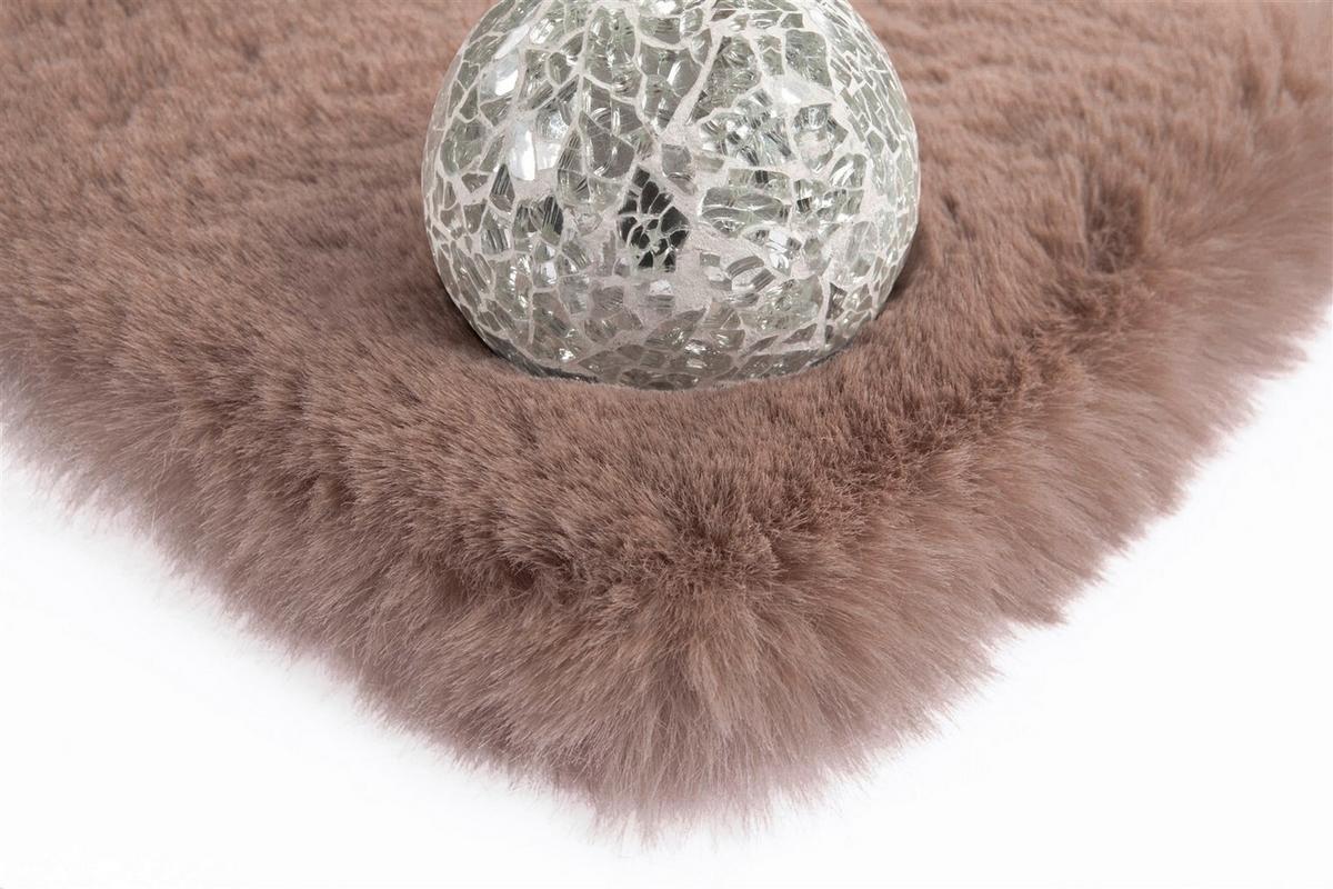 HOCHFLORTEPPICH RABBIT LIGHT 525 TAUPE - Taupe, Konventionell, Textil (160cm) - Kayoom