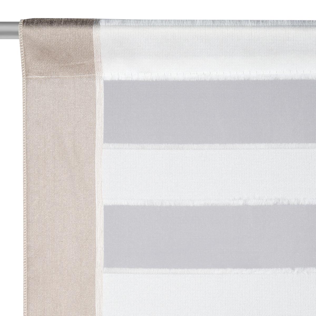 KOMPLET KRÓTKICH FIRAN RIVI - taupe/brązowy, Basics, tkanina (30/80cm) - Esposa