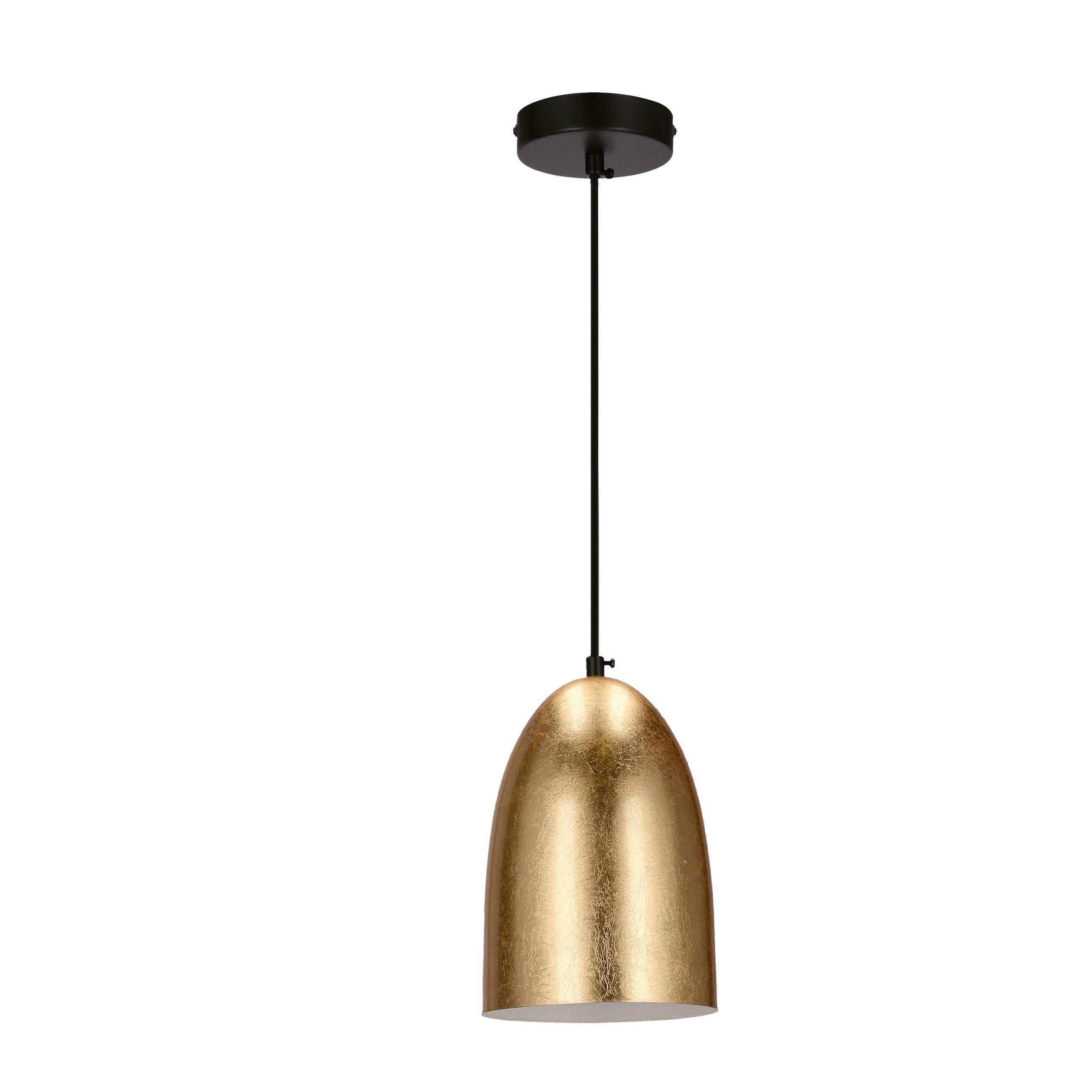 Viseća Svjetiljka Icaro - zlatne boje/crna, Basics, metal (14/14/110cm)