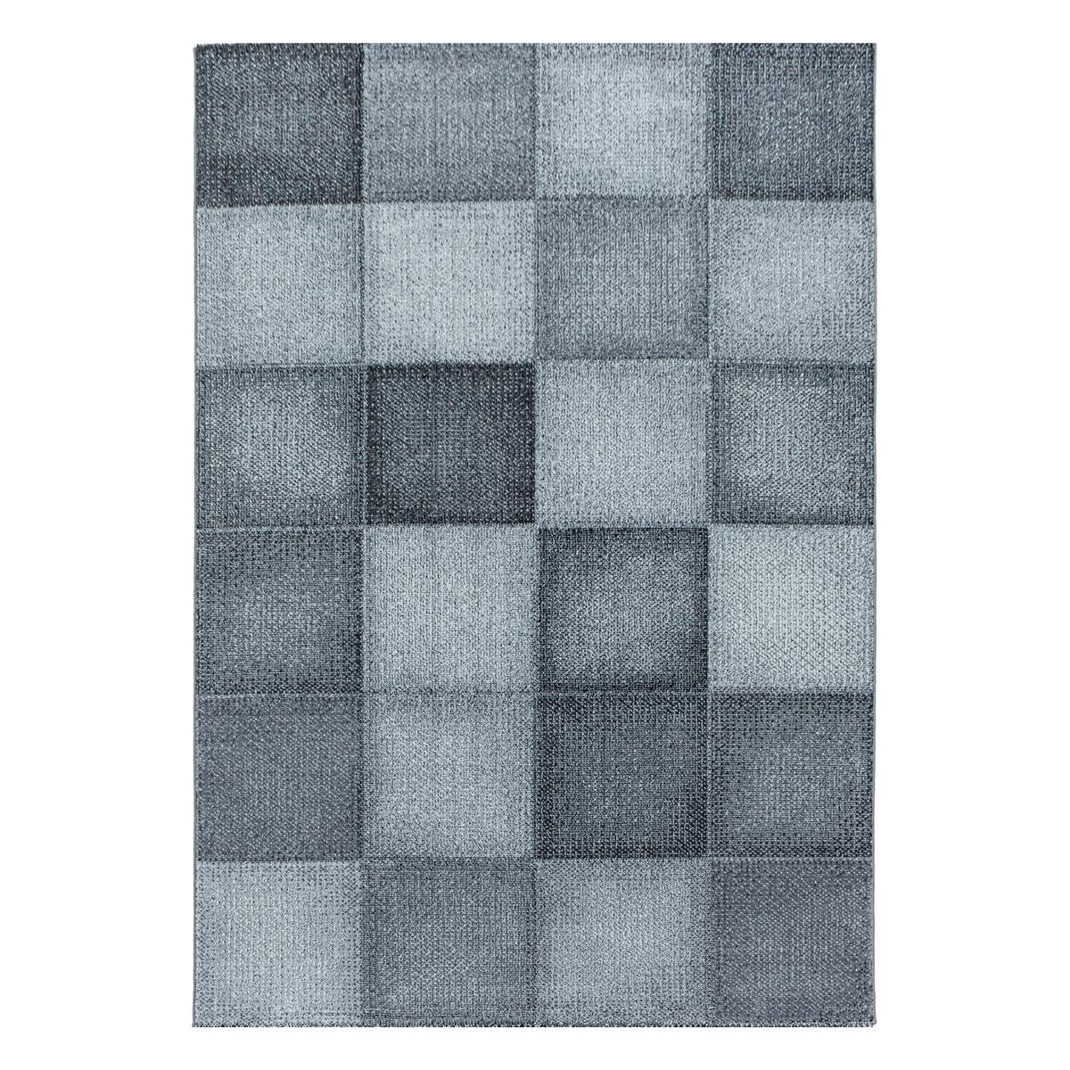 Webteppich Ottawa Grau ca. 140x200cm - Grau, Design, Textil (140/200cm)