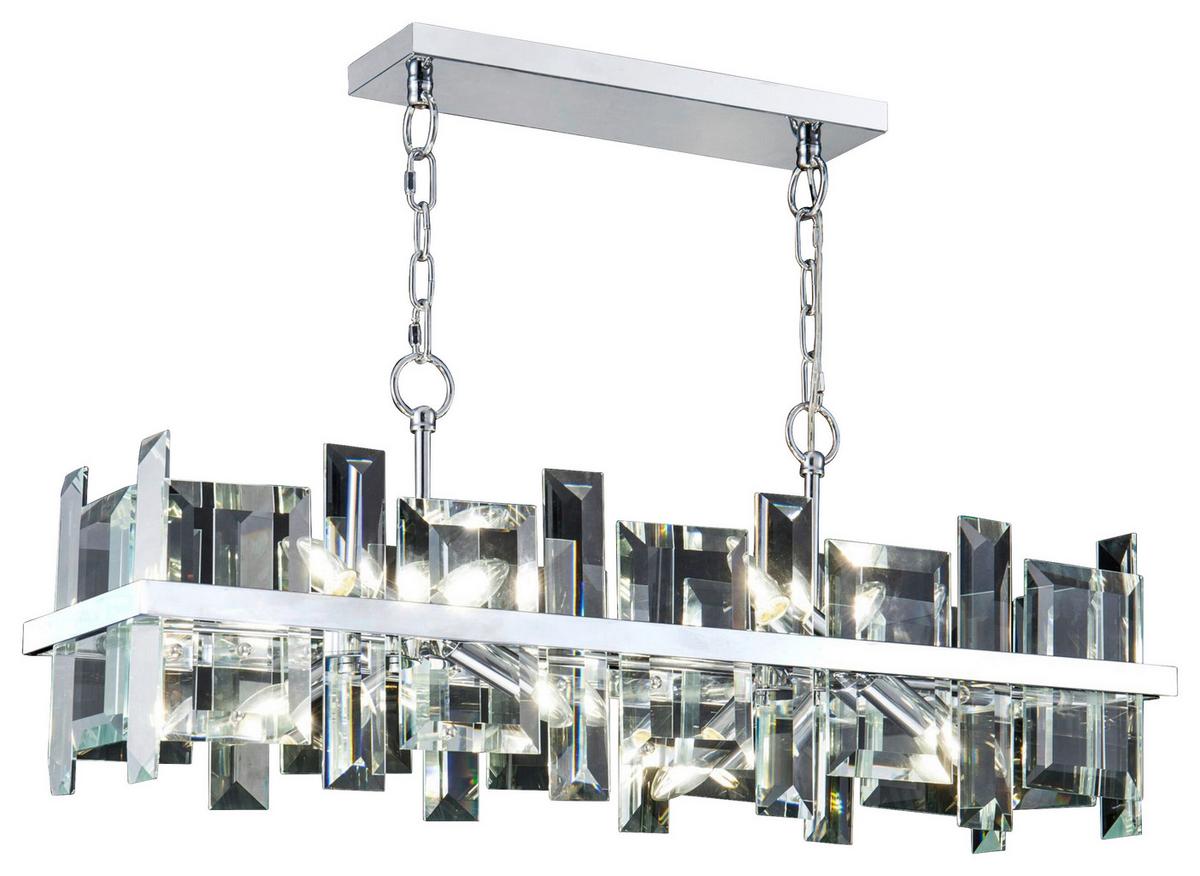 Pendelleuchte Cerezo Chromfarben max. 40 Watt - Chromfarben, Basics, Glas/Metall (85,5/34/26,5cm) - MAYTONI