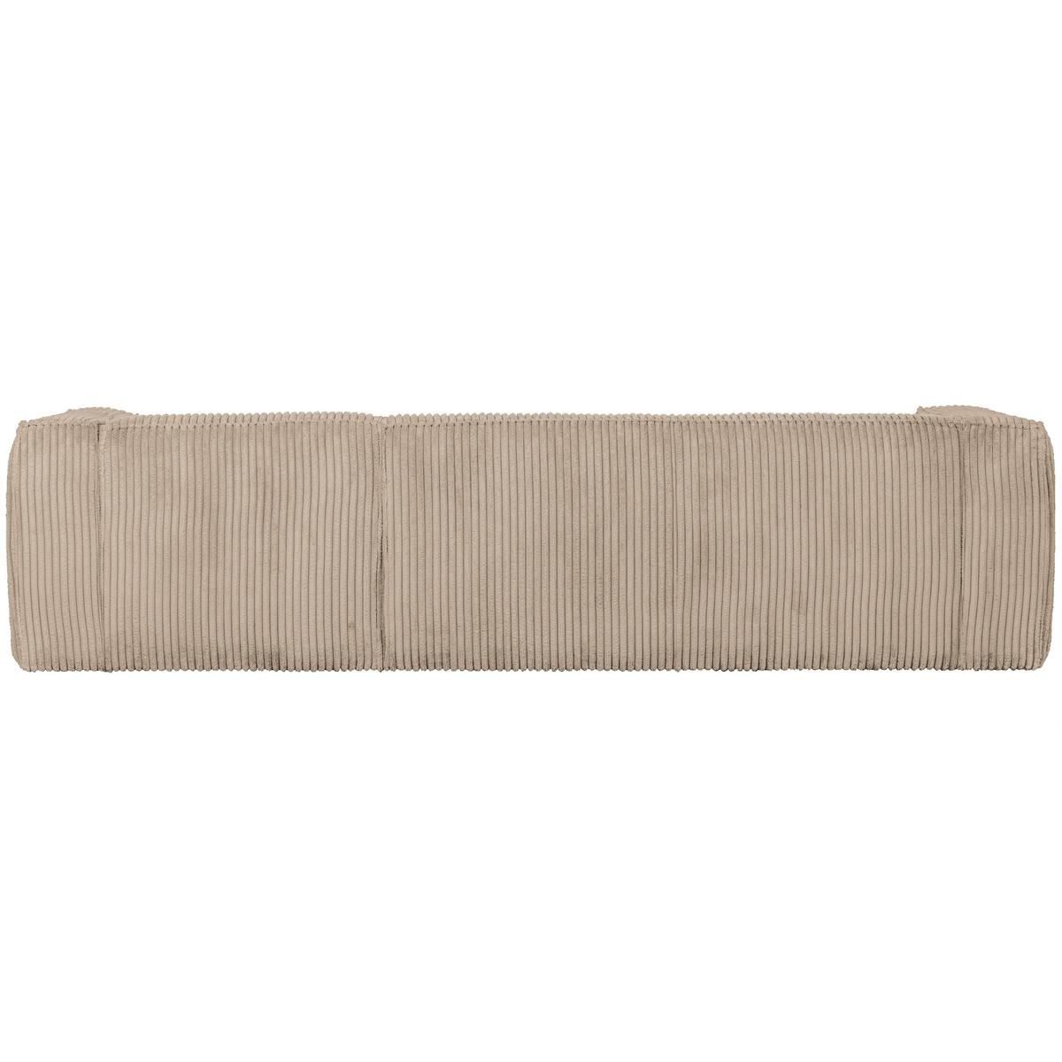 Ecksofa Bean Sandfarben S: 305x175cm - Sandfarben/Schwarz, Design, Kunststoff/Textil (305/175cm) - Livetastic