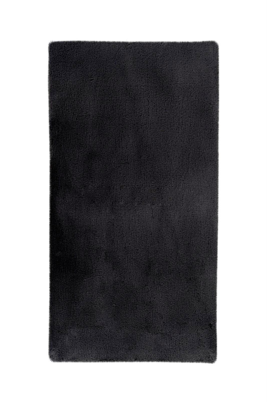 HOCHFLORTEPPICH RABBIT LIGHT 125 DUNKELGRAU - Dunkelgrau, Konventionell, Textil (70/130cm) - Kayoom