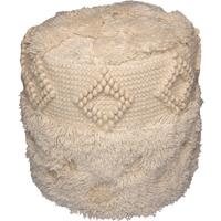POUF BOHIST 125 - Naturfarben, Design, Textil (35cm) - Kayoom