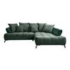 Coltar LARGO N - verde închis, Modern, textil (262/184cm) - Modern Living