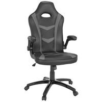 Gaming Stol Game Sport B, Črna - siva/črna, Moderno, umetna masa/tekstil (65/121/66cm) - MID.YOU