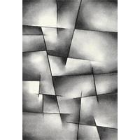 Webteppich Brilliance Anthrazit ca. 120x170cm - Anthrazit, KONVENTIONELL, Textil (120/170cm)