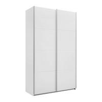 Ormar S Kliznim Vratima Quadra - bijela/boje aluminija, Konvencionalno, drvni materijal/metal (136/229/57cm) - Modern Living