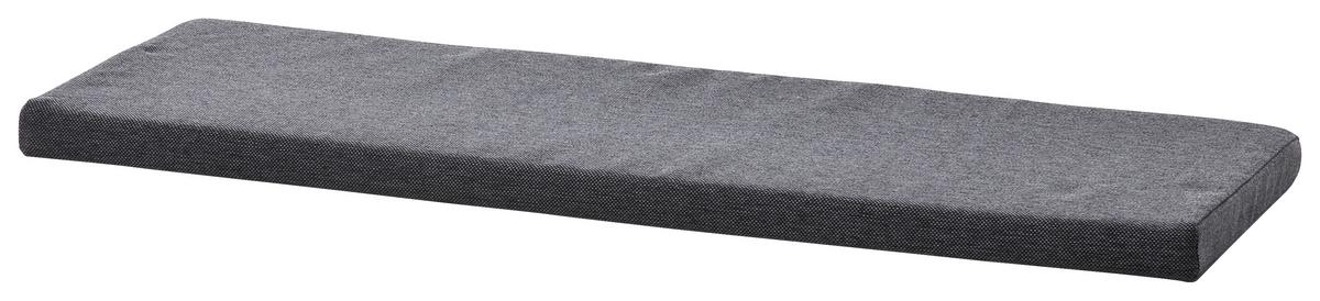 Sitzkissen in Anthrazit - Anthrazit, MODERN, Kunststoff (85/4/34cm) - Premium Living