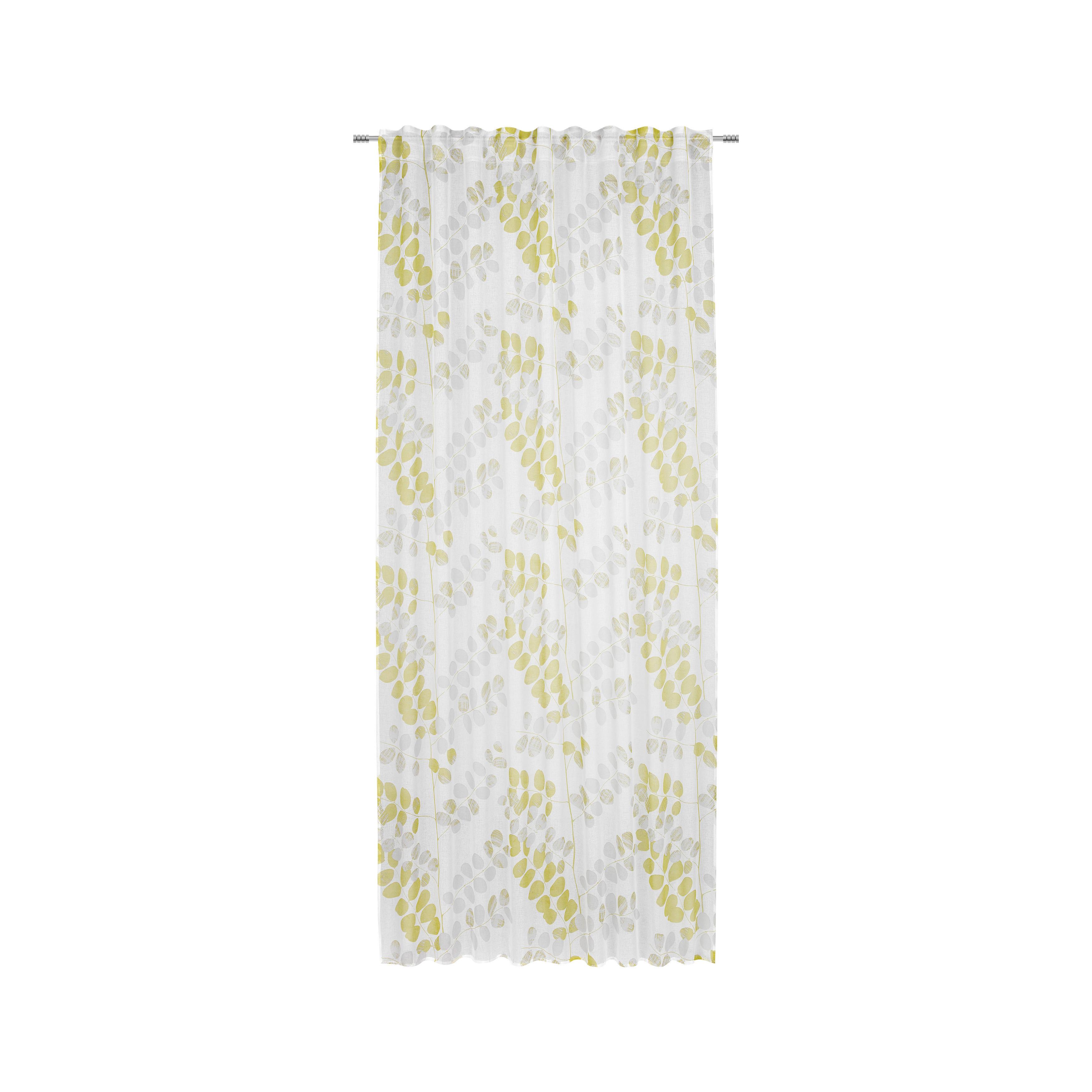 Gotova Zavjesa Endless - žuta, Konventionell, tekstil (140/245cm) - Modern Living