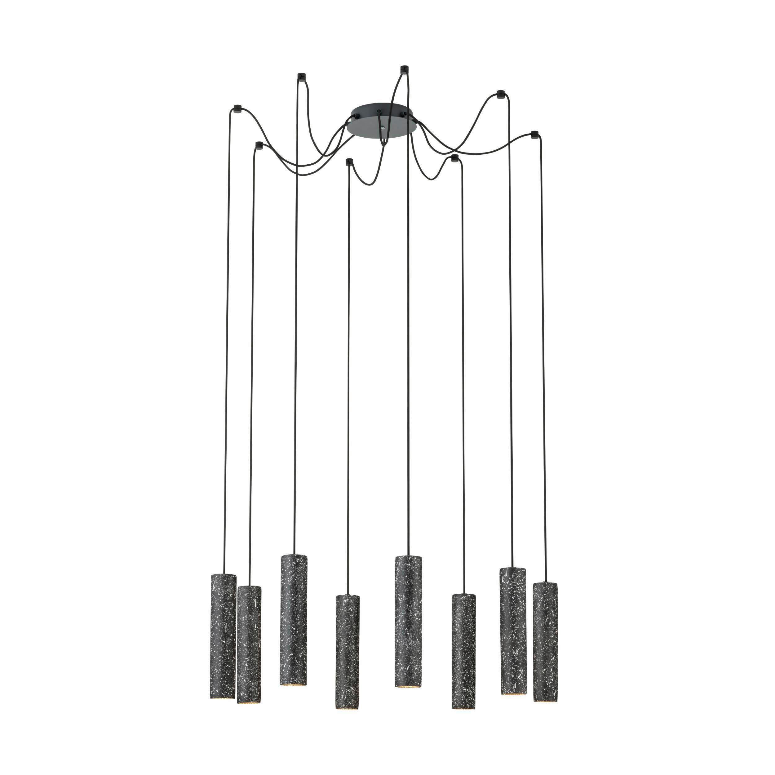 Led-hängeleuchte 39824 Mentalona - Weiss/Anthrazit, Design, Stein/Metall (18,5/150cm) - Eglo