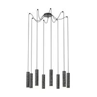 Led-hängeleuchte 39824 Mentalona - Weiss/Anthrazit, Design, Stein/Metall (18,5/150cm) - Eglo