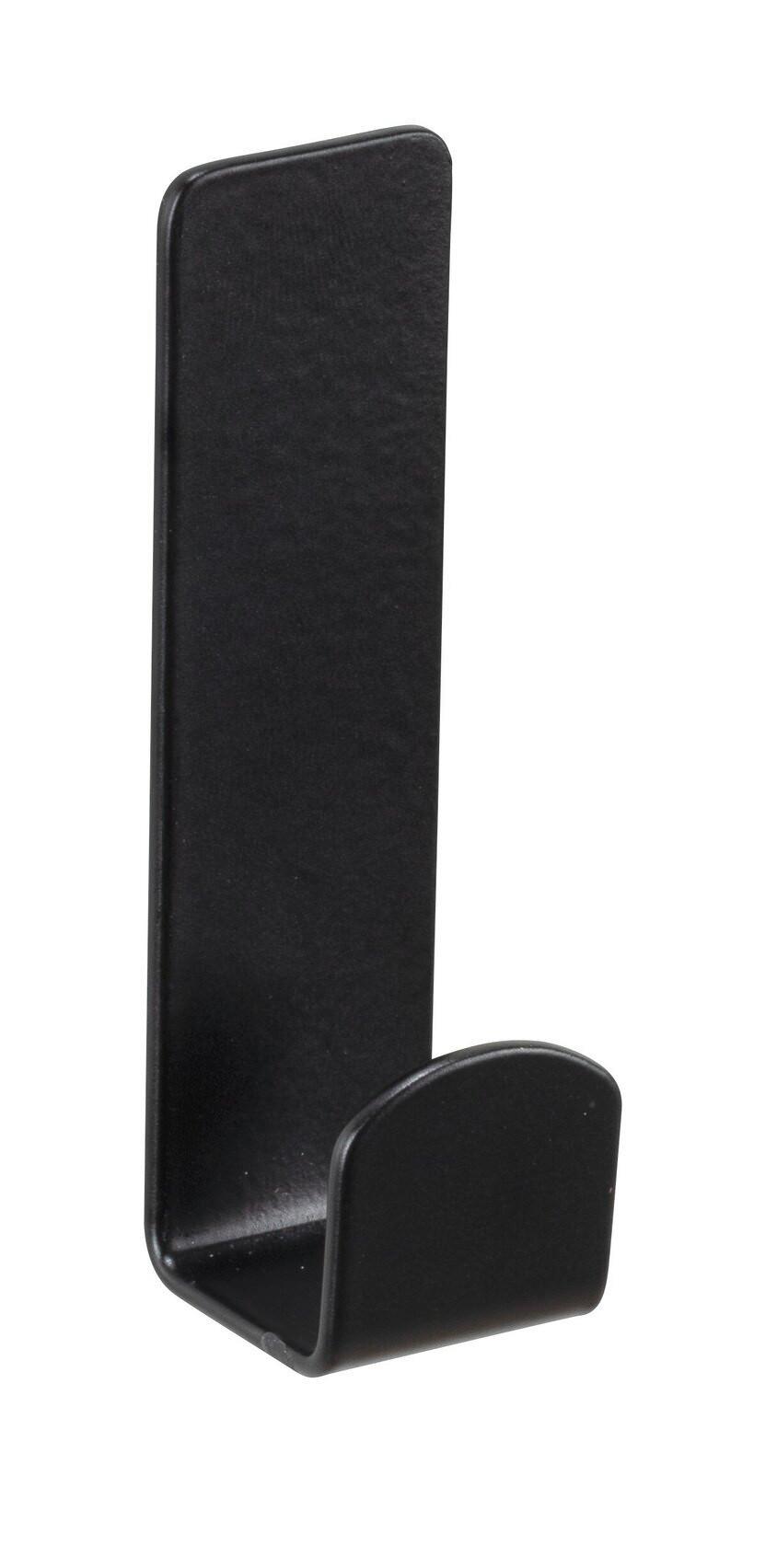 Wandhaken Turbo-Loc Lizan Schwarz - Schwarz, MODERN, Metall (2/7/2cm) - Mömax