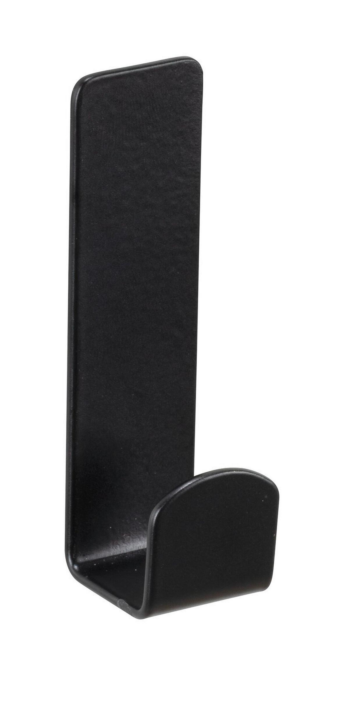 Wandhaken Turbo-Loc Lizan Schwarz - Schwarz, MODERN, Metall (2/7/2cm) - Mömax