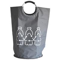 FLASCHENSAMMLER ANDRE - Grau, KONVENTIONELL, Kunststoff/Textil (38/72cm) - Mömax