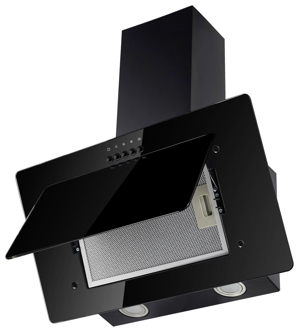 Dunstabzugshaube S22-60BBPY Schwarz - Schwarz, Basics, Metall (60/102/29cm) - PKM