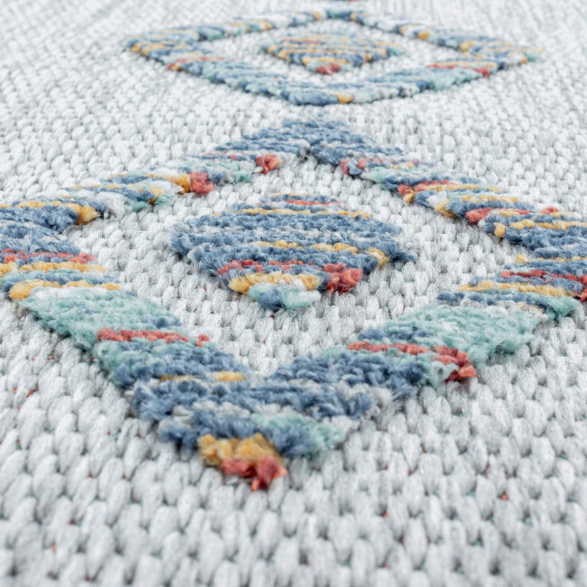 Flachwebeteppich Bahama Multicolor ca. 80x250cm - Multicolor, Design, Textil (80/250cm) - Novel