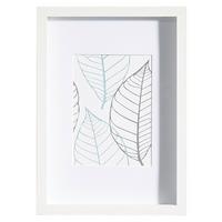 RAMKA DO ZDJĘĆ ICELAND - biały, Basics, drewno/szkło (23/32/3cm)